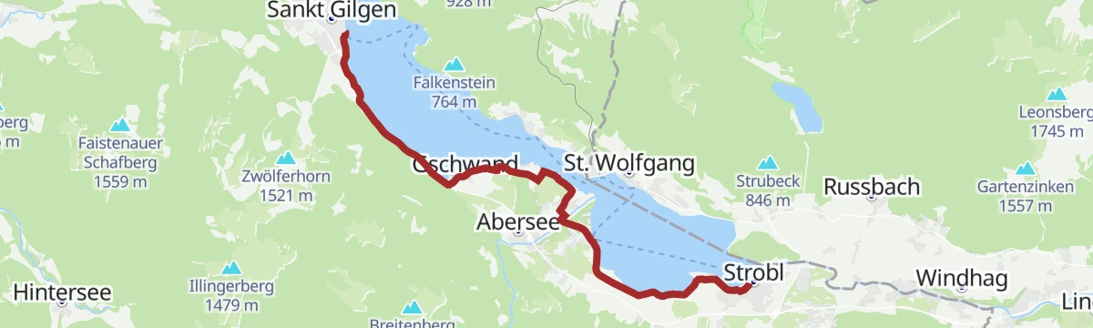 Route map: Seeuferweg